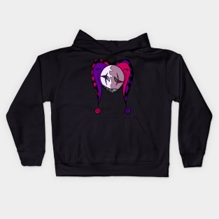 Jester's Humor and Tragedy Kids Hoodie